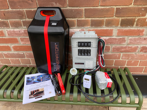 CarGenerator + Home Integration Kit Bundle Special Offer: 1000/2000 watt Allweather